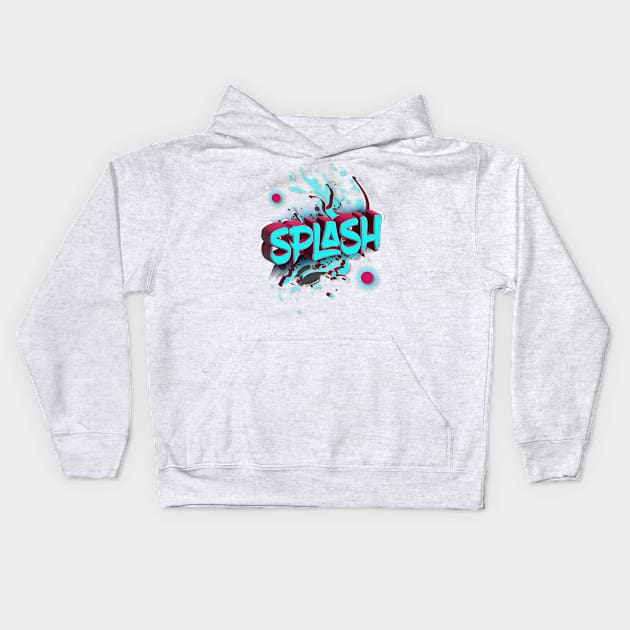 Splash Kids Hoodie by euiarts